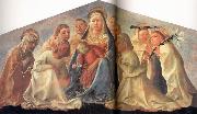 Madonna of Humility with Angels and Carmelite Saints, Fra Filippo Lippi